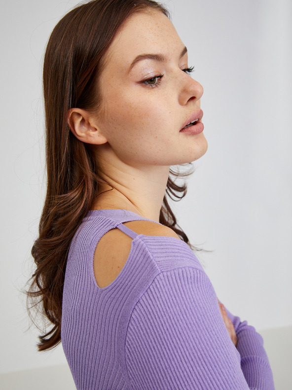 Orsay Ljubičasta ženska vesta s izrezima ORSAY