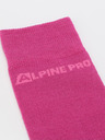 ALPINE PRO Unisex čarape ALPINE PRO KLAMO roza
