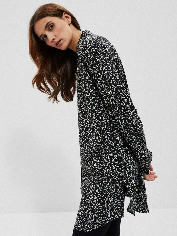 Moodo Crna ženska Moodo košulja s uzorkom