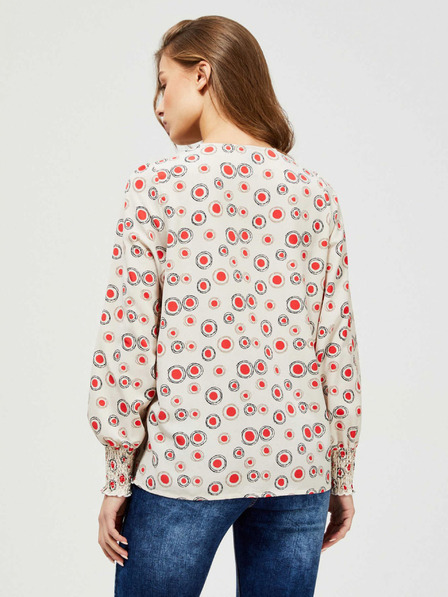 Moodo Krem košulja s Moodo uzorkom
