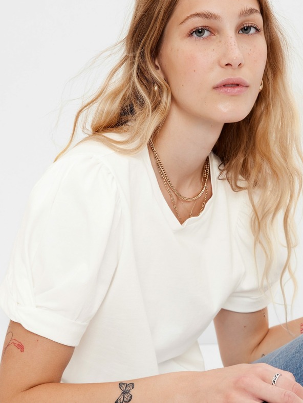 GAP Majica s nabranim rukavom GAP