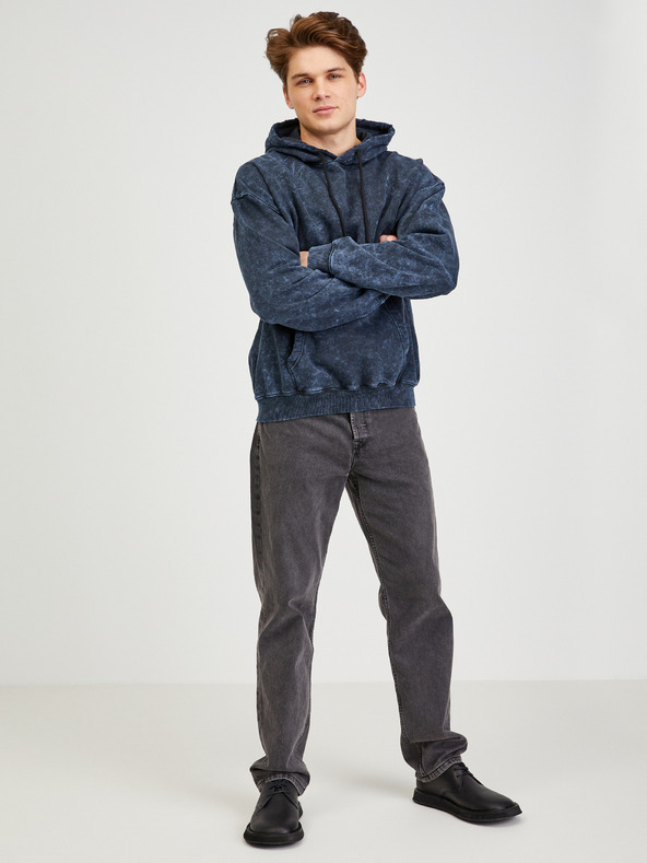 Diesel Tamnoplava muška oversize majica s kapuljačom Diesel