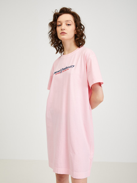Diesel Svijetlo roza ženska haljina Diesel