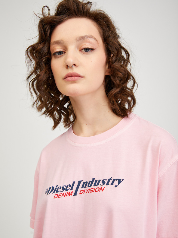 Diesel Svijetlo roza ženska haljina Diesel