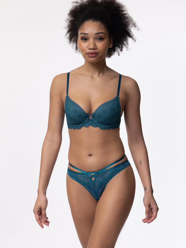 DORINA Petrol ženske čipkaste tange DORINA Esme