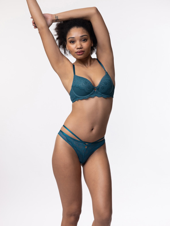 DORINA Petrol ženske čipkaste tange DORINA Esme