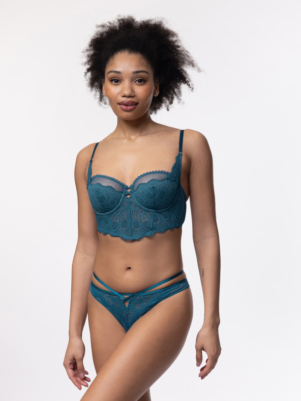 DORINA Petrol ženski čipkasti grudnjak DORINA Esme