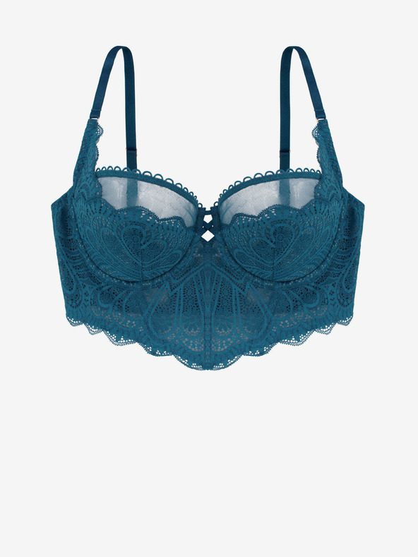 DORINA Petrol ženski čipkasti grudnjak DORINA Esme