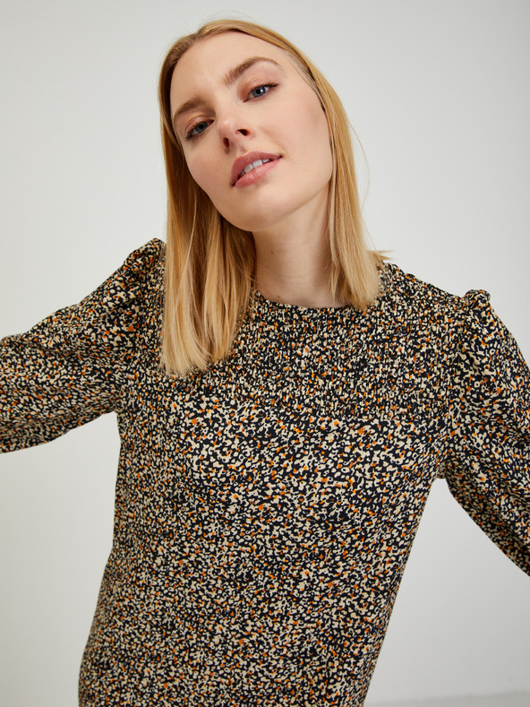 Orsay Crna ženska haljina s uzorkom ORSAY