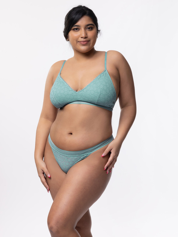 DORINA Svijetloplave ženske čipkaste tange DORINA Yuka