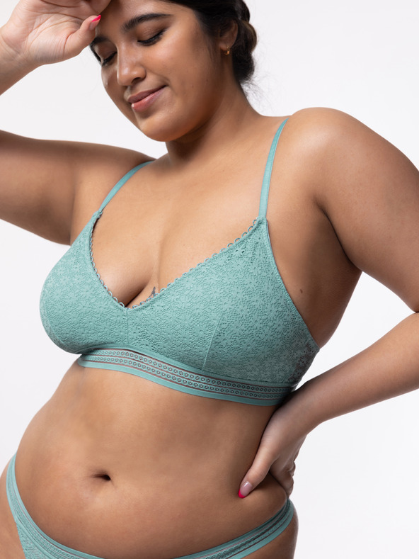 DORINA Svijetloplavi ženski čipkasti grudnjak DORINA Yuka