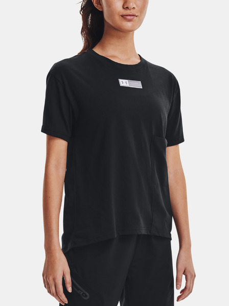 Under Armour Ženski majica Under Armour Live Woven Pocket Tee