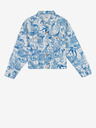 Wrangler Bijelo-plava ženska traper jakna Wrangler s uzorkom