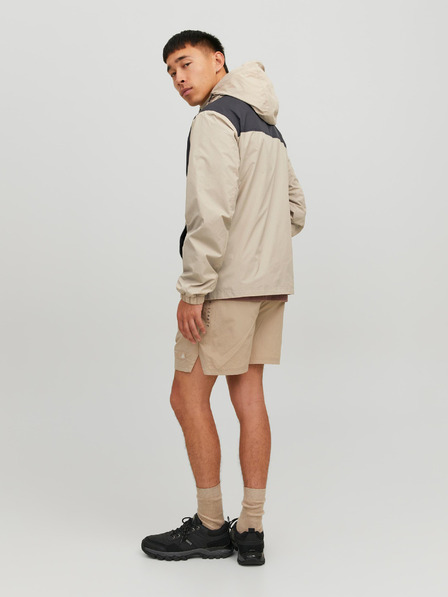 Jack & Jones Jack & Jones Filo muška lagana jakna s kapuljačom u krem ​​boji
