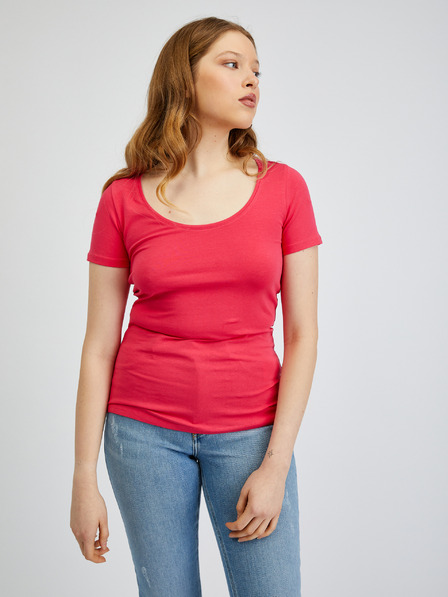 Orsay Tamno ružičastu basic majicu ORSAY