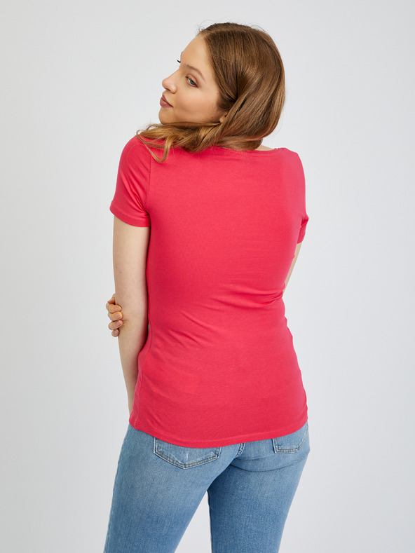 Orsay Tamno ružičastu basic majicu ORSAY