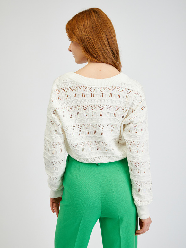 Orsay Krem ženska vesta s uzorkom ORSAY