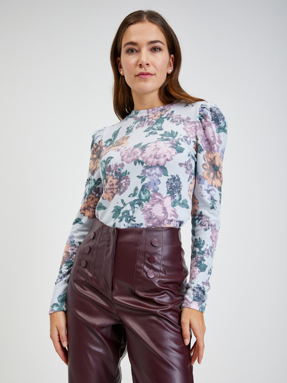 Orsay Ženske hlače od umjetne kože boje vina ORSAY