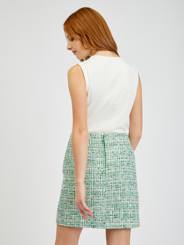Orsay Zelena ženska suknja od tvida ORSAY