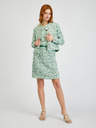 Orsay Zelena ženska haljina s uzorkom i remenom ORSAY