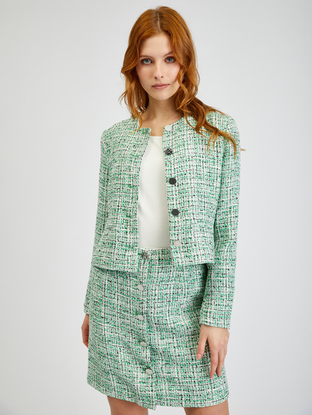 Orsay Zeleni ženski sako s uzorkom ORSAY