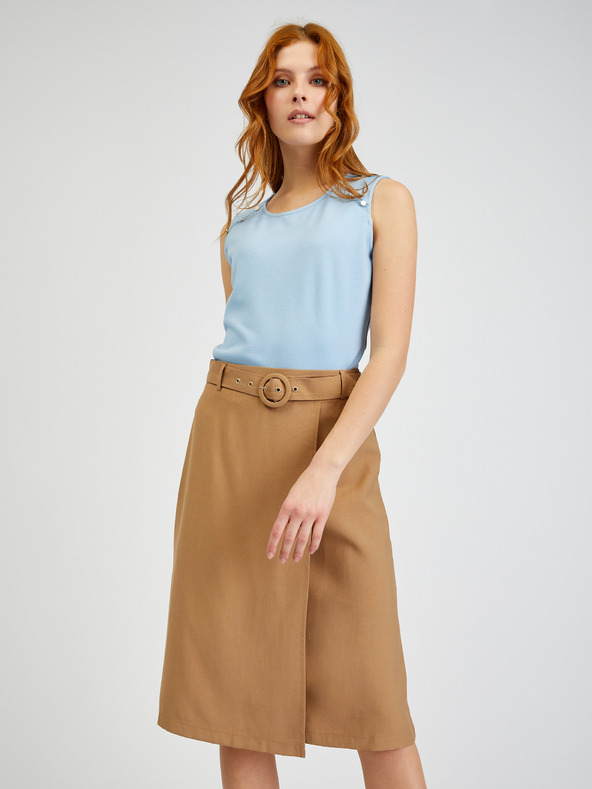 Orsay Smeđa ženska suknja ORSAY