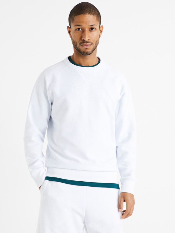 Celio Celio Dereverse bijeli muški sweatshirt