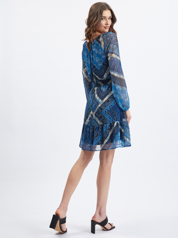 Orsay Tamnoplava ženska haljina s uzorkom ORSAY