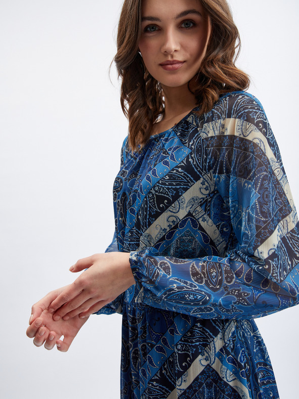 Orsay Tamnoplava ženska haljina s uzorkom ORSAY