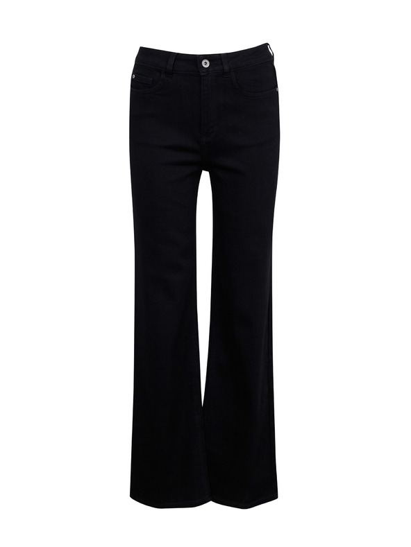 Orsay Crne ženske traperice s blagim trapezom ORSAY