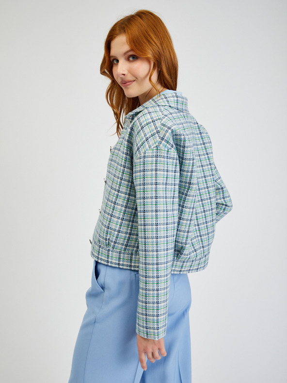 Orsay Svjetloplavi ženski karirani sako ORSAY
