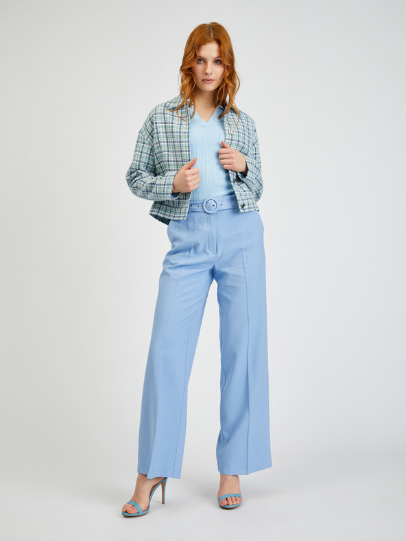 Orsay Svjetloplavi ženski karirani sako ORSAY