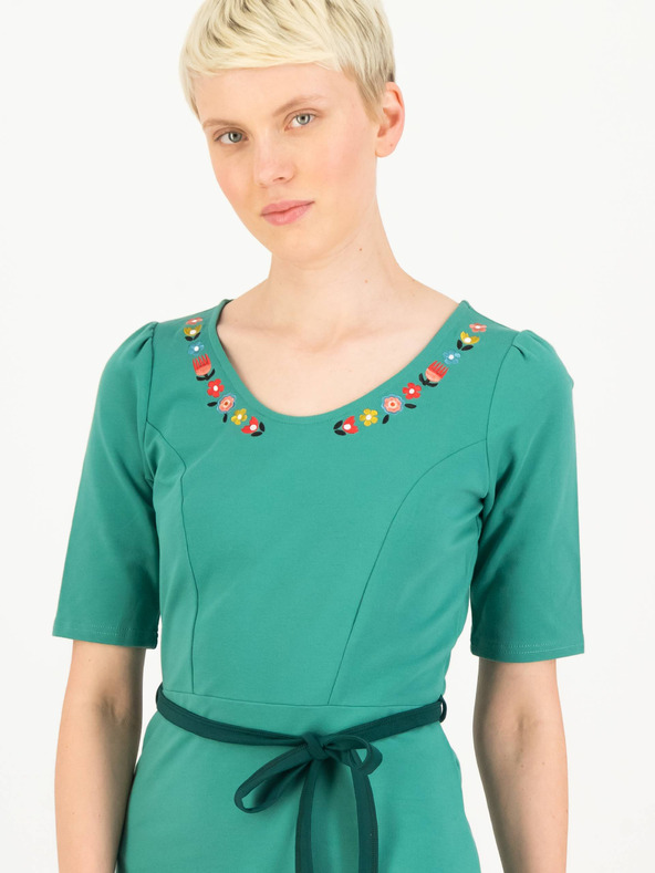 Blutsgeschwister Blutsgeschwister ženska haljina na petrolej