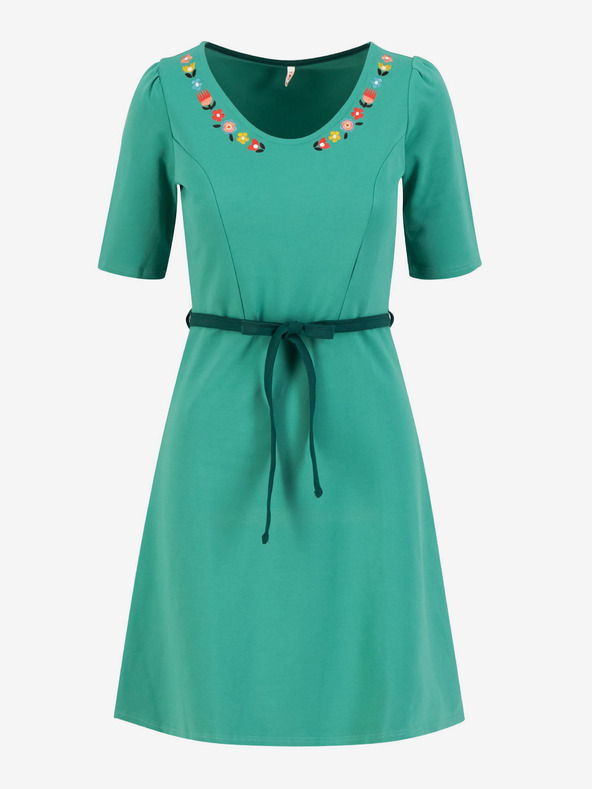 Blutsgeschwister Blutsgeschwister ženska haljina na petrolej