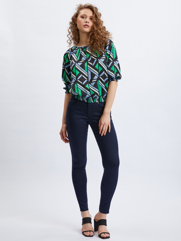 Orsay Crno-zelena ženska bluza s uzorkom ORSAY