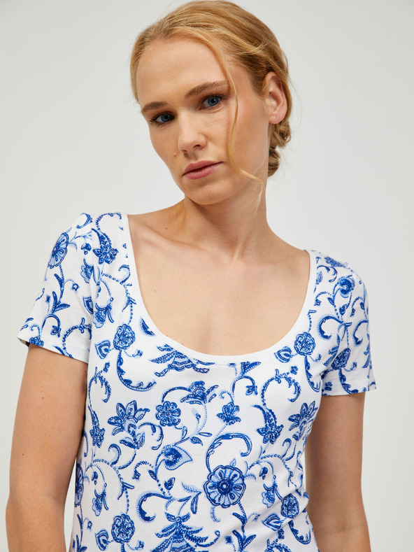 Orsay Plavo-bijela majica s uzorkom ORSAY
