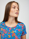 Orsay Crveno-plava majica cvjetnog uzorka ORSAY