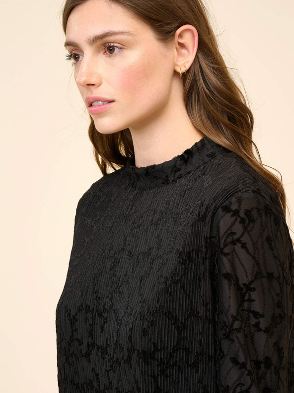 Orsay Crna čipkasta haljina ORSAY