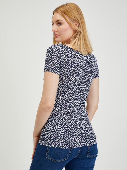 Orsay Tamnoplava ženska majica cvjetnog uzorka ORSAY