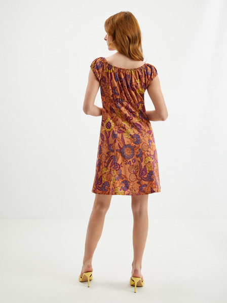 Orsay Narančasta ženska haljina cvjetnog uzorka ORSAY