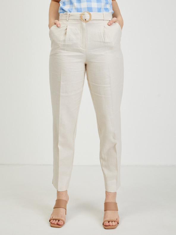 Orsay Bež ženske hlače ORSAY