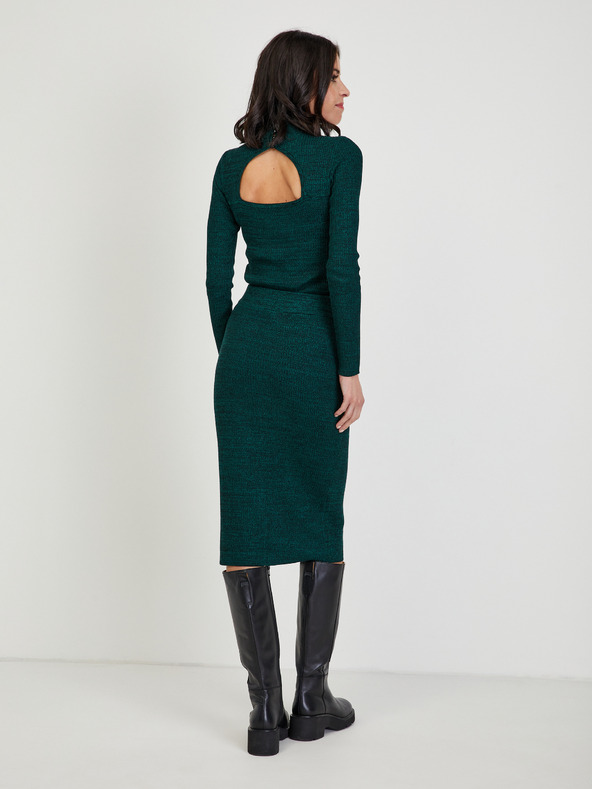 Orsay Tamno zelena pletena suknja ORSAY