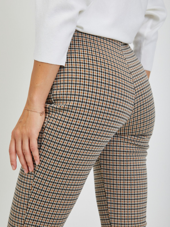 Orsay Bež ženske skraćene hlače s uzorkom ORSAY