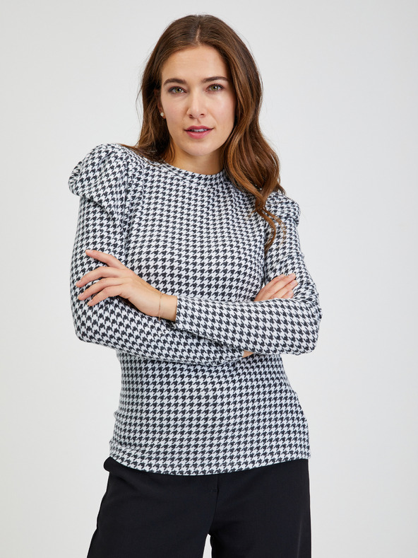 Orsay Crno-bijela ženska majica s uzorkom ORSAY