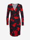 Orsay Crveno-crna ženska haljina cvjetnog uzorka ORSAY