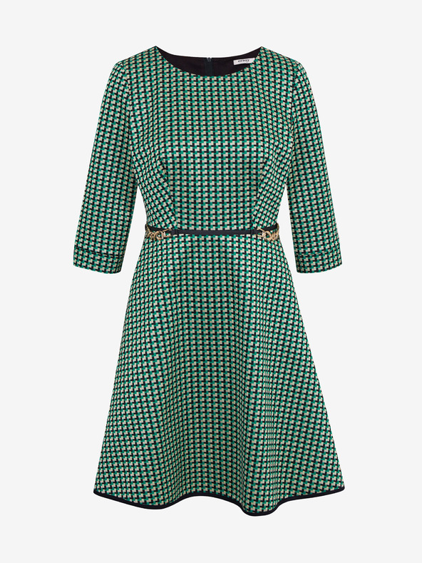 Orsay Zelena ženska haljina s uzorkom ORSAY