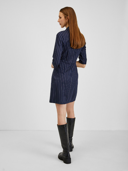 Orsay Tamnoplava ženska prugasta haljina ORSAY