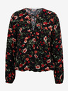 Orsay Crveno-crna ženska bluza cvjetnog uzorka ORSAY