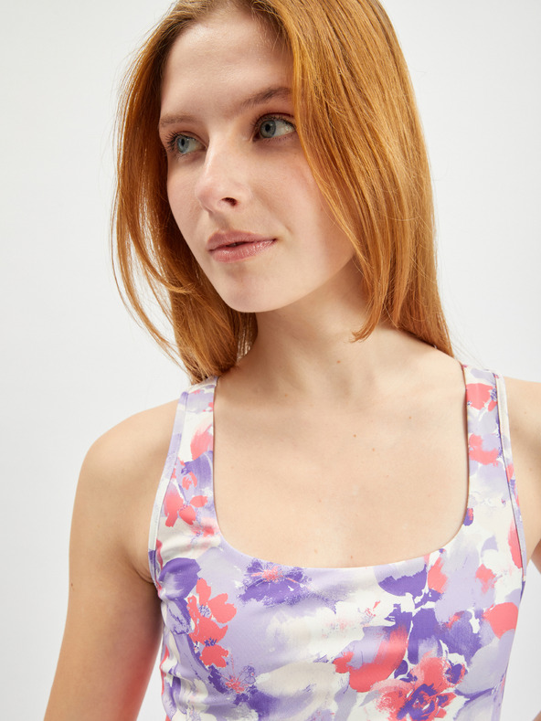 Orsay Svjetloljubičasti ženski sportski grudnjak cvjetnog uzorka ORSAY