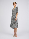 Orsay Bijelo-crna ženska haljina cvjetnog uzorka ORSAY